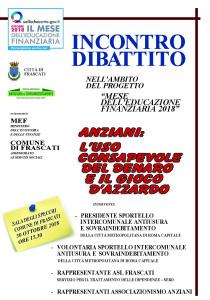 INCONTRO 30 OTTOBRE 2018